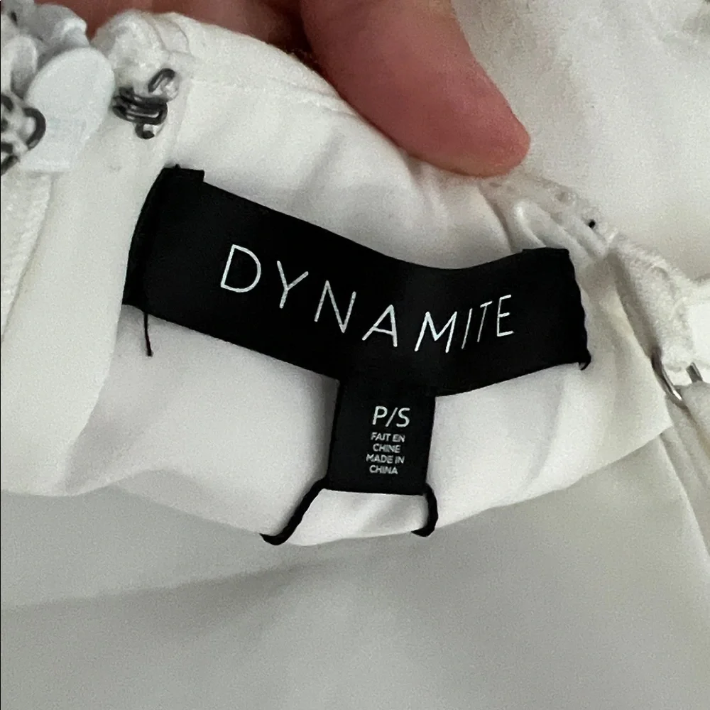 DYNAMITE Ruched Mini Dress - Picture 3 of 7